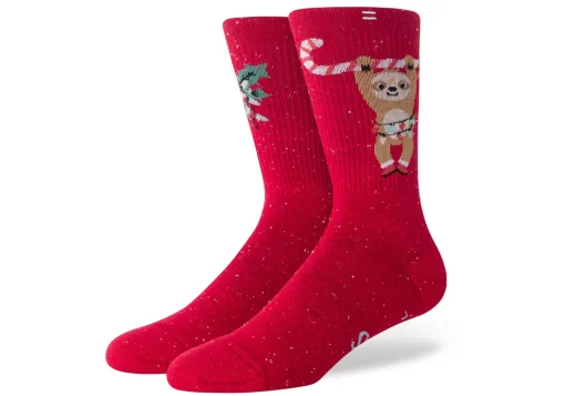 Damen TOMS *Light Cushioned Crew Socks Holiday Sloth
