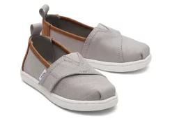 Kinder TOMS *Tiny Alpargata Grey Recycled Cotton Toddler Shoe