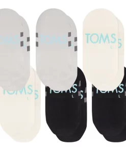 Herren TOMS *Ultimate No Show Socks Basics 6 Pack Basics Multi